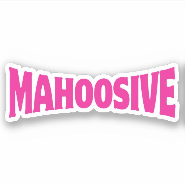 PEGATINA MAHOOSO (Anverso)