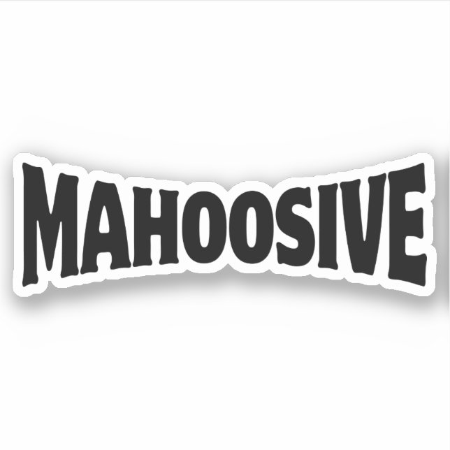 PEGATINA MAHOOSO (Anverso)