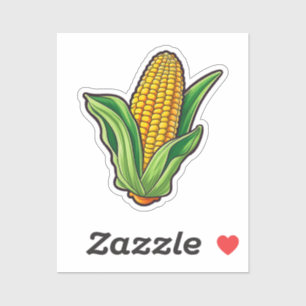 Pegatina maíz personalizado