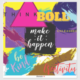 Pegatina Make it Happen! 