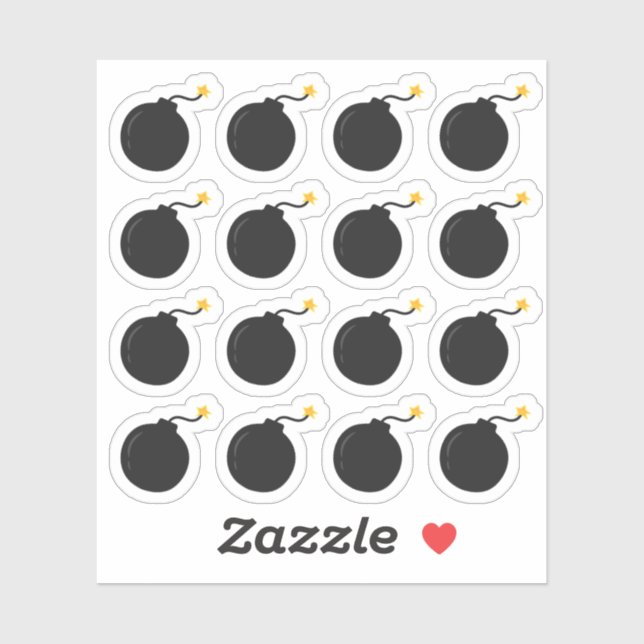 Pegatina Mala mala mala suerte Día Depresión Ansiedad Plani (Hoja)