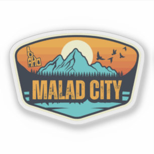 Pegatina Malad City, Idaho