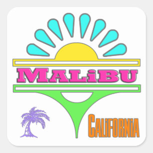 pegatina "Malibu Colorful 1"