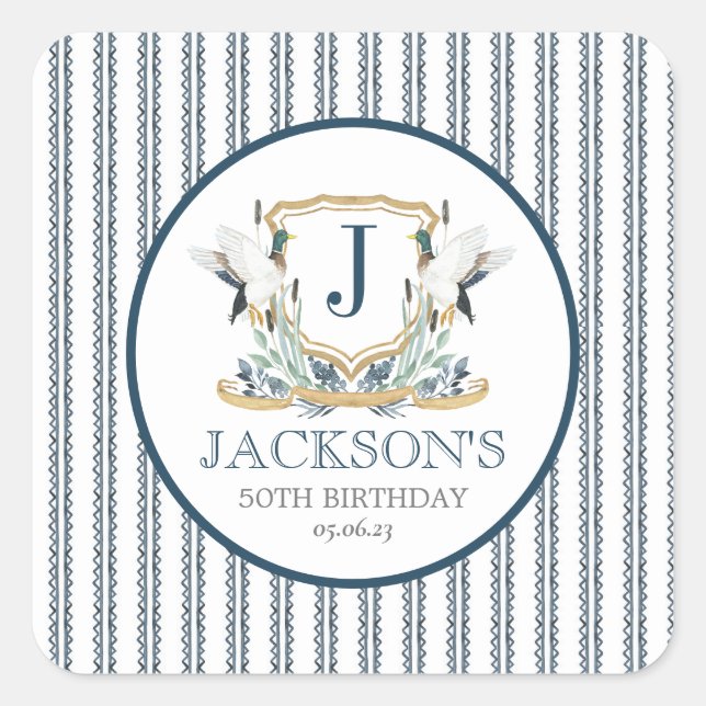 Pegatina Mallard Duck, pegatina fiesta mallard (Anverso)