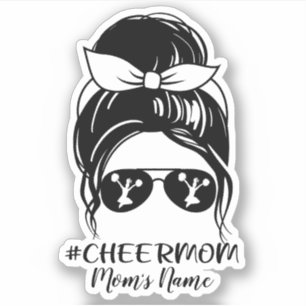 Pegatina Mamá animadora personalizada