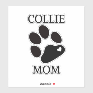 Pegatina Mamá Collie