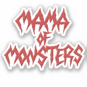 Pegatina Mamá De Monstruos