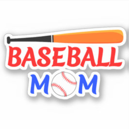 Pegatina Mamá del Béisbol