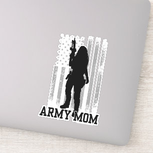 Pegatina Mamá del ejército