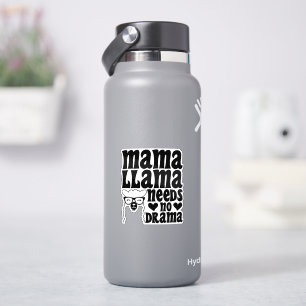 Pegatina Mama Llama No Necesita Drama Madre Sarcástica Cool