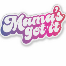 Pegatina Mamá lo tiene