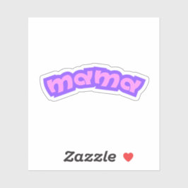 Pegatina Mamá | Madre Rosa Madre Madre Nueva Mamá