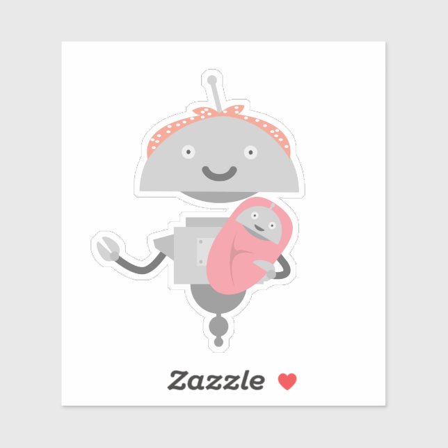 Pegatina Mamá Mia con Baby Mia (Hoja)