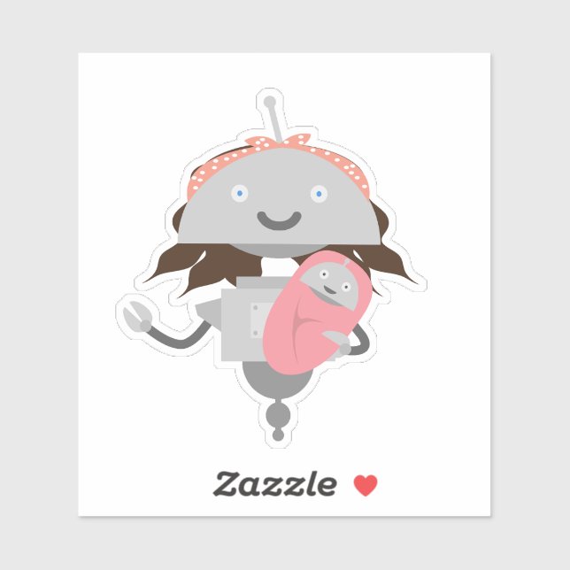 Pegatina Mamá Mia y Baby Mia (Hoja)