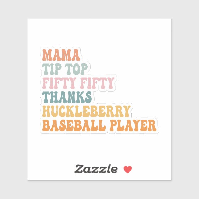 Pegatina mamá punta top cincuenta, enfermera de Icu (Hoja)