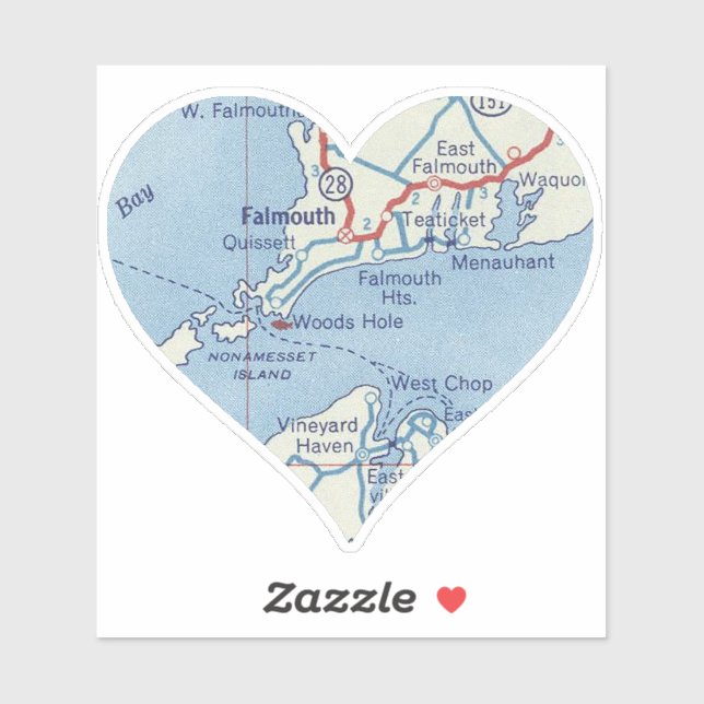 Pegatina Mamáes de Falmouth (Hoja)