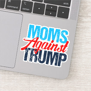 Pegatina Mamás contra la laptop política de Trump