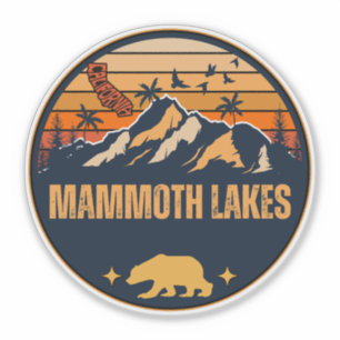 Pegatina Mammoth Lakes, California