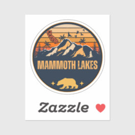Pegatina Mammoth Lakes, California