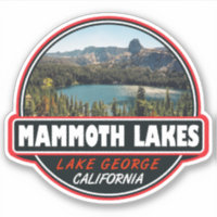 Mammoth Lakes California Travel Emblem