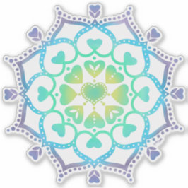 Pegatina Mandala de amor universal