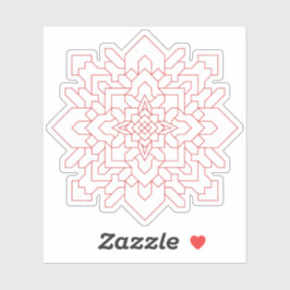 Pegatina Mandala geométrica #1