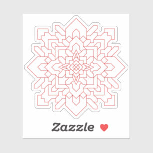 Pegatina Mandala geométrica #1