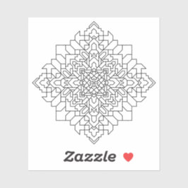 Pegatina Mandala geométrica #14