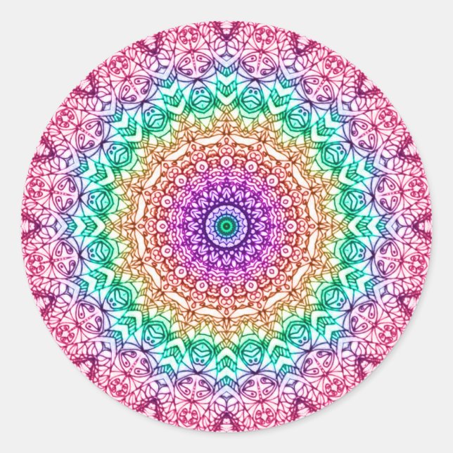 Pegatina Mandala Mehndi Style G379 (Anverso)