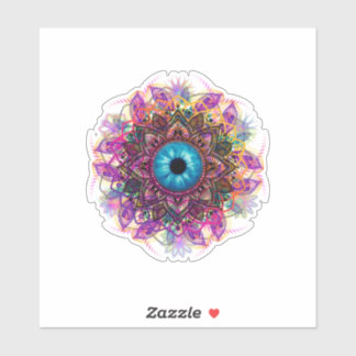 Pegatina Mandala Ojo del Observador - Sticker