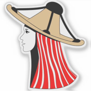 Pegatina Mandil w Chachiya: Símbolos de la Identidad Jebala