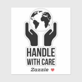 Pegatina Manejar con cuidado