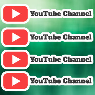 Pegatina Manejo de canales de Youtube personalizado a los m