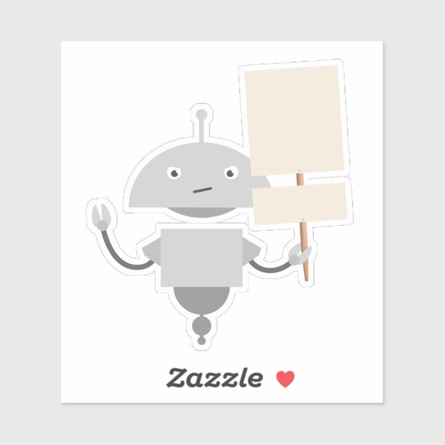 Pegatina Manifestante de Mia (Hoja)