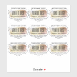 Pegatina Manillar transparente de vaina de soja con manchas