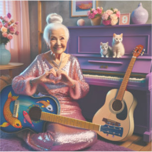 Pegatina Manos del corazón