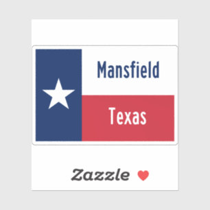 Pegatina Mansfield Texas