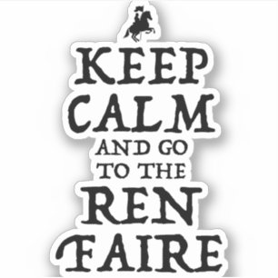 Pegatina Mantén La Calle Y Ve A La Feria De Ren