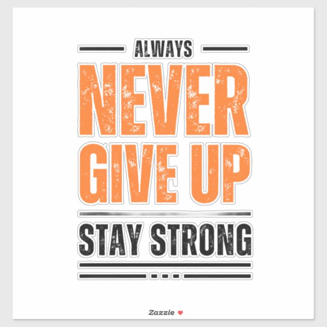 Pegatina mantener fuerte (Hoja)