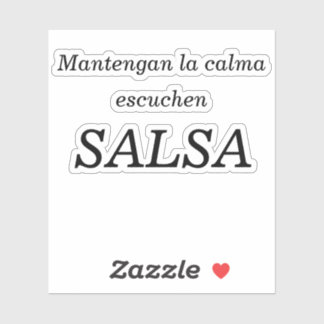 Pegatina Mantengan la calma