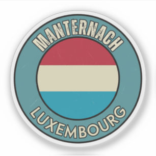 Pegatina Manternach, Luxemburgo
