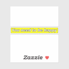 Pegatina Mantra for living a beautiful life