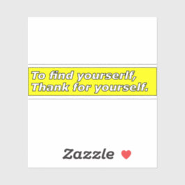 Pegatina Mantra for living a beautiful life