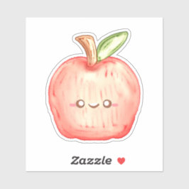 Pegatina Manzana de frutas acuáticas