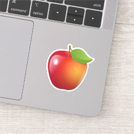 Pegatina Manzana roja dulce