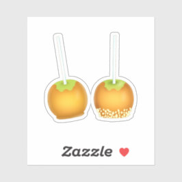 Pegatina Manzanas de caramelo