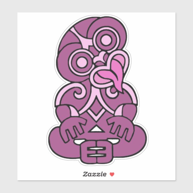 Pegatina Maori Hei Tiki (Hoja)