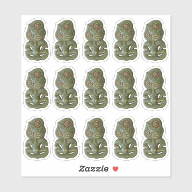 Pegatina Maori Hei-Tiki (Hoja)