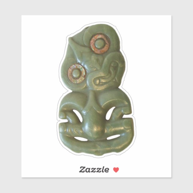 Pegatina Maori Hei-Tiki (Hoja)