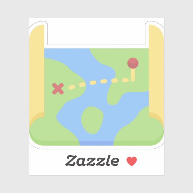 Pegatina Mapa (Hoja)